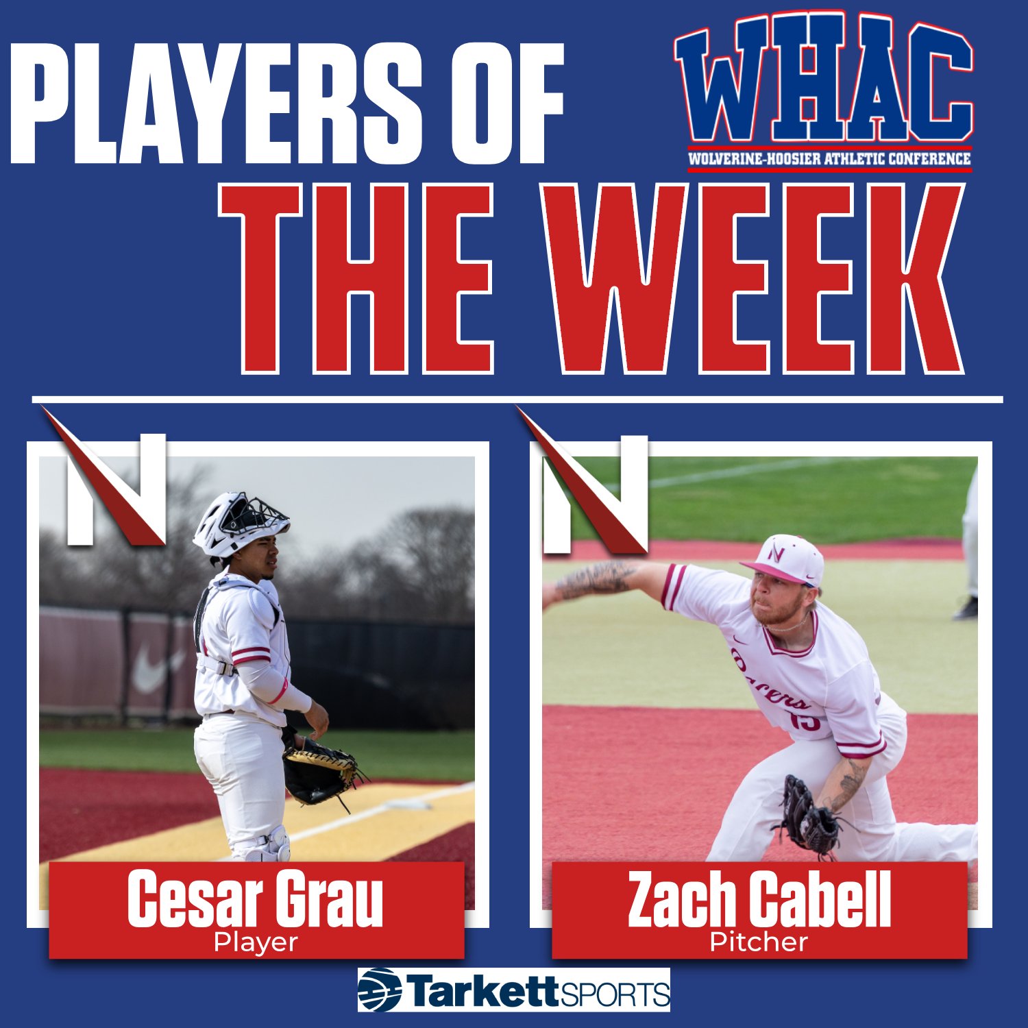 UNOH Sweeps Weekly WHAC Baseball Honors