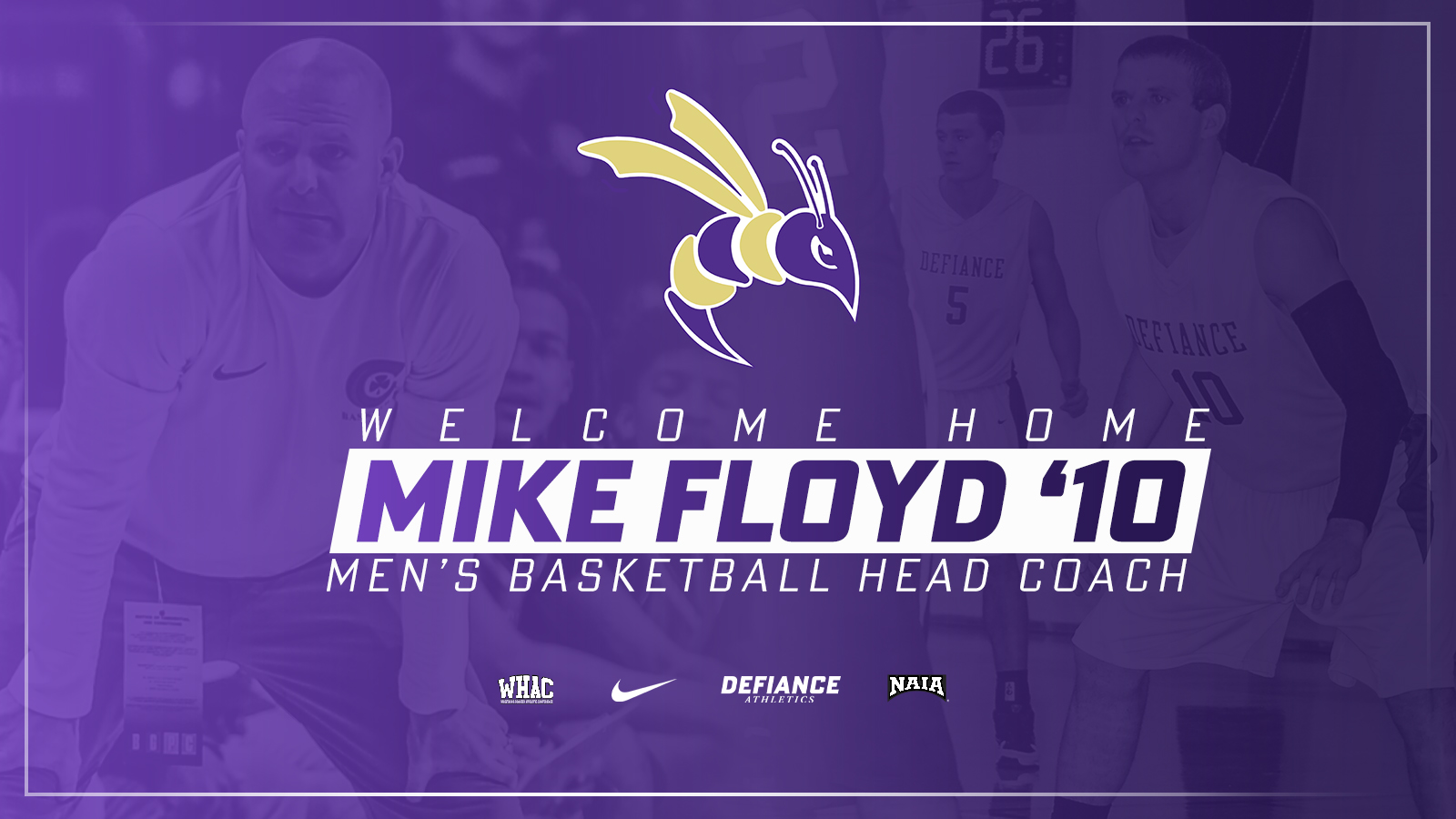 Defiance College alum Mike Floyd named new Men&rsquo;s Basketball Head Coach