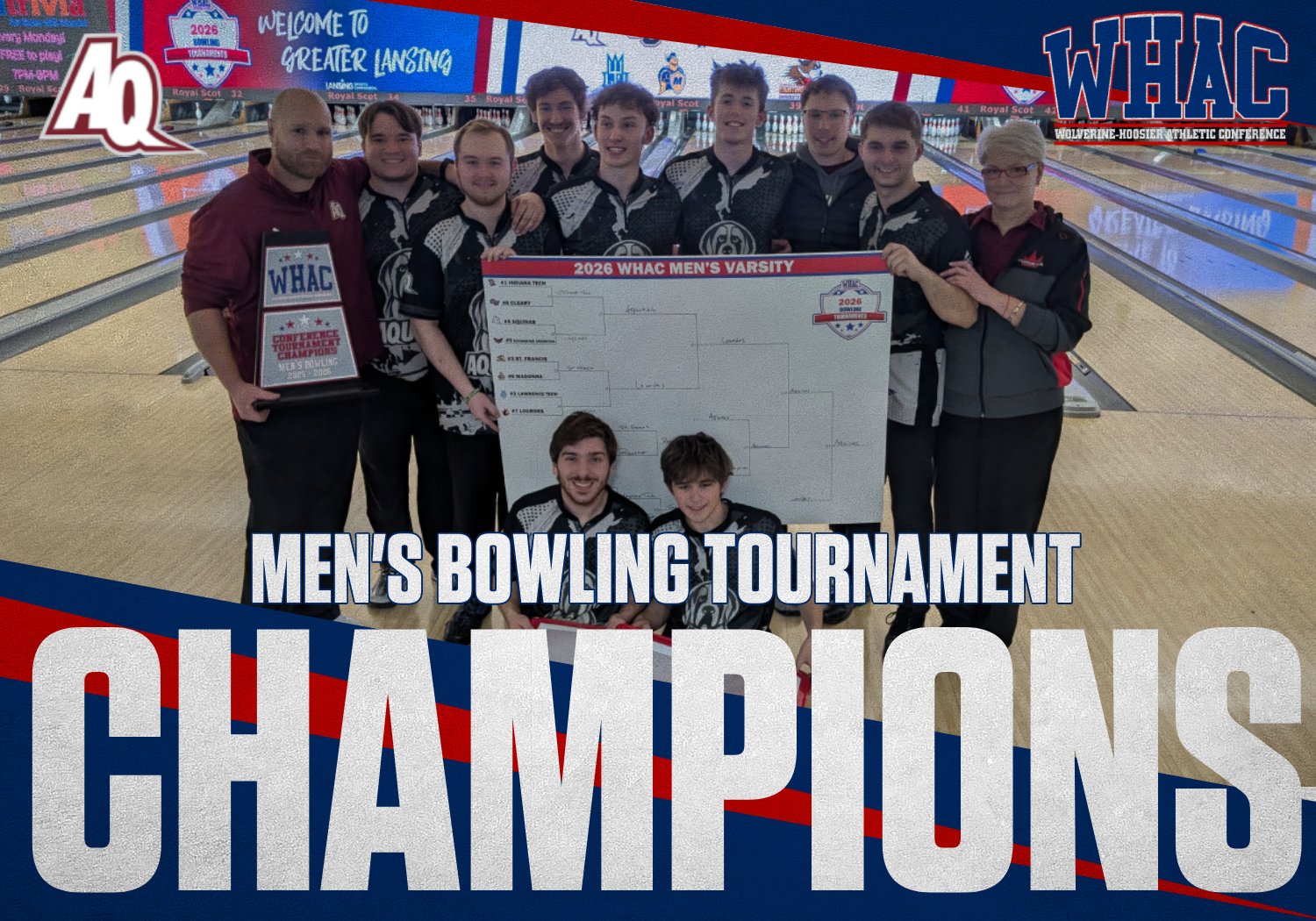 Aquinas Wins 2026 Men's Bowling Tournament