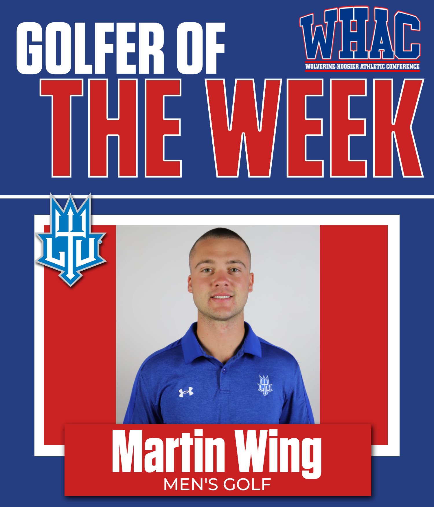 LTU's Wing Named Men's Golfer of the Week