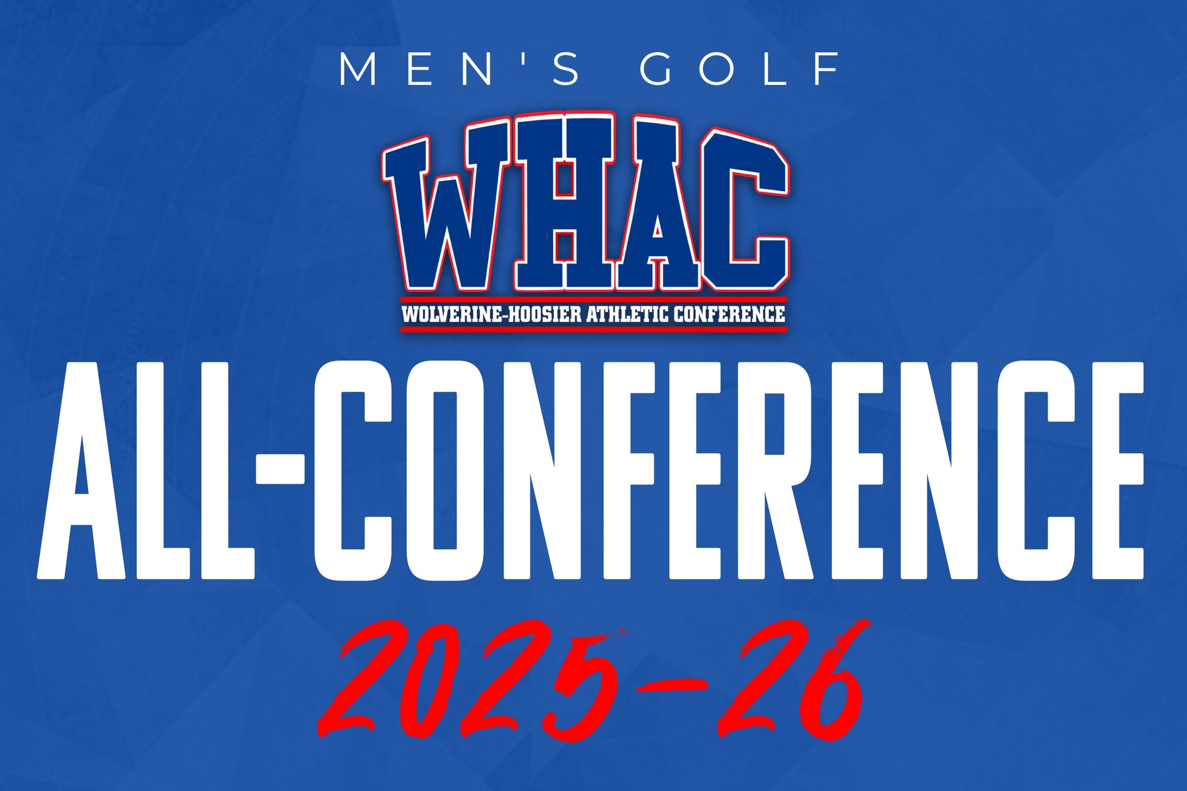 2025-26 WHAC Men's Golf All-Conference Honors Released