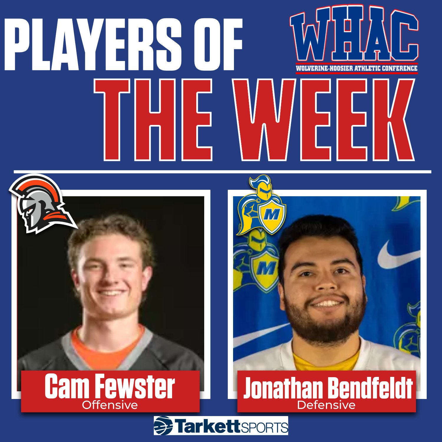 Bendfeldt and Fewster Net Lacrosse Honors
