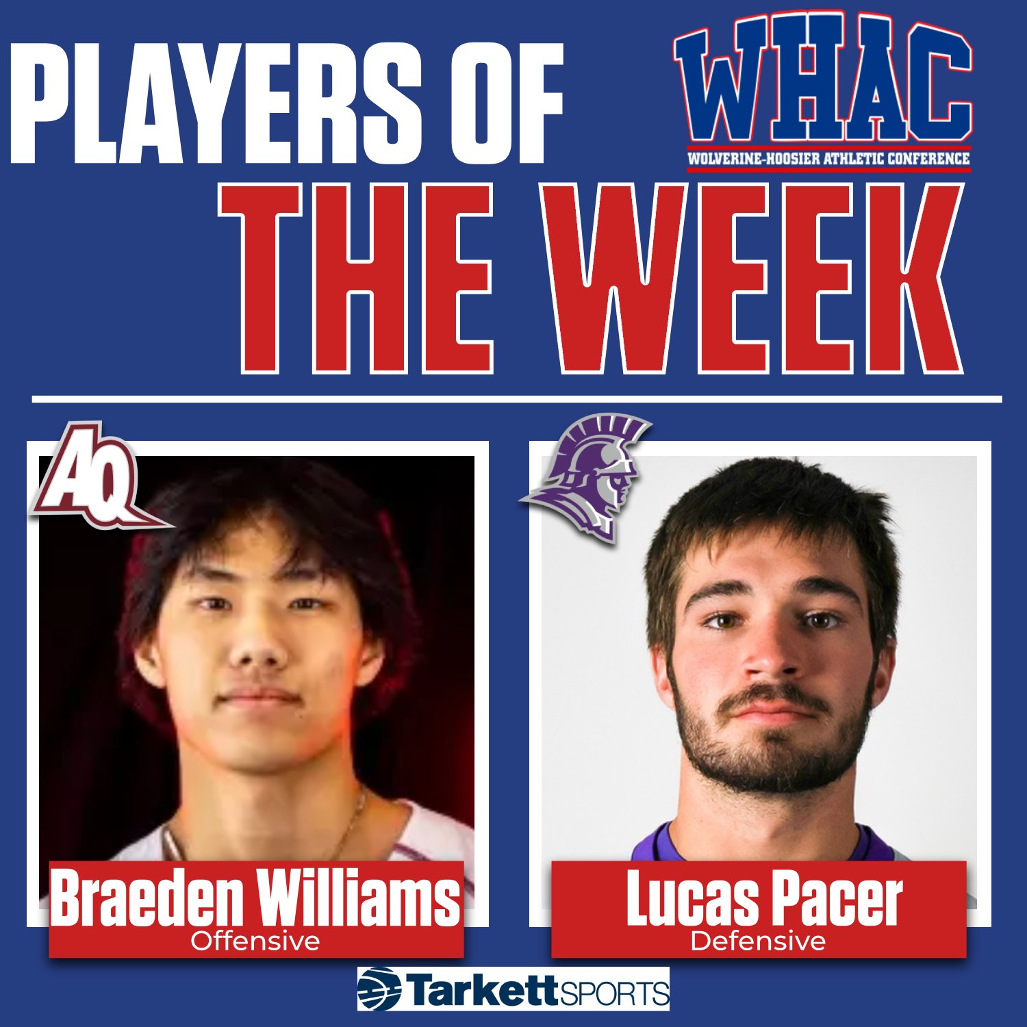 Williams and Pacer Earn Weekly MLAX Honors