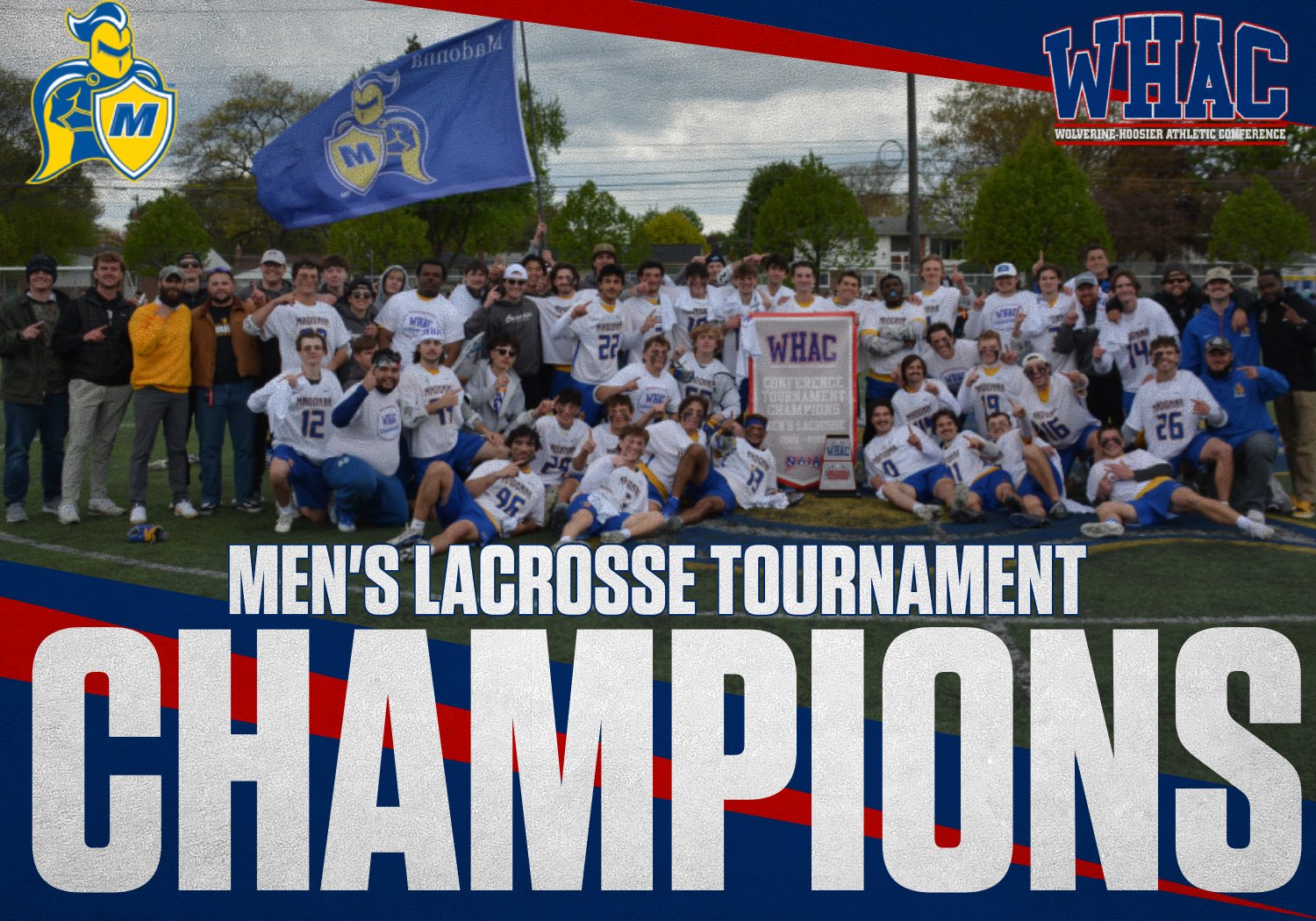 Madonna Wins 2026 Men's Lacrosse Tournament Title