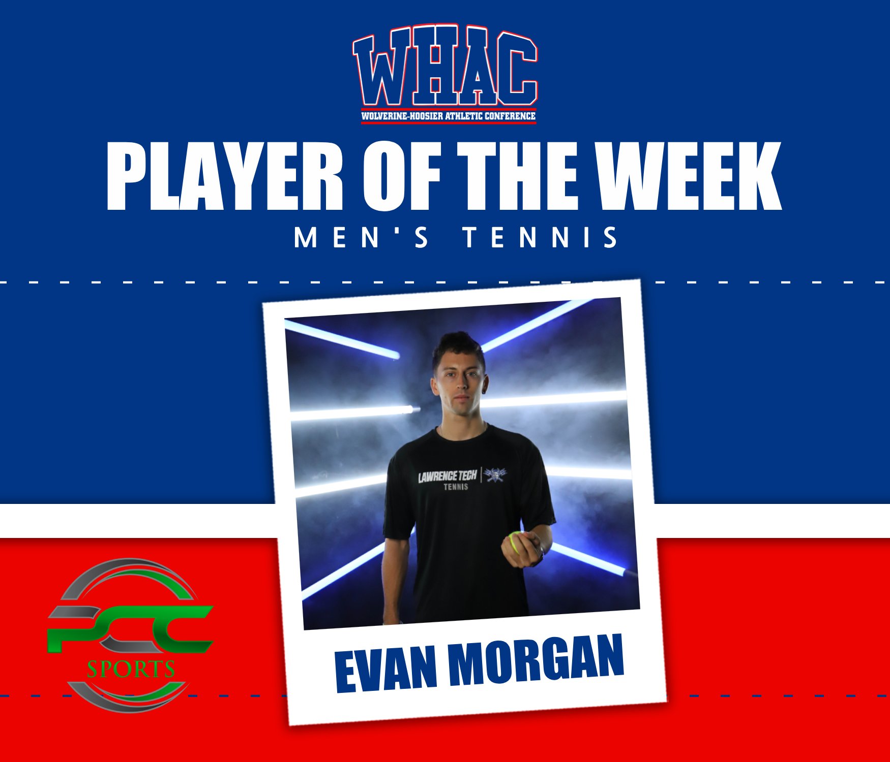LTU's Morgan Named Men's Tennis Player of the Week