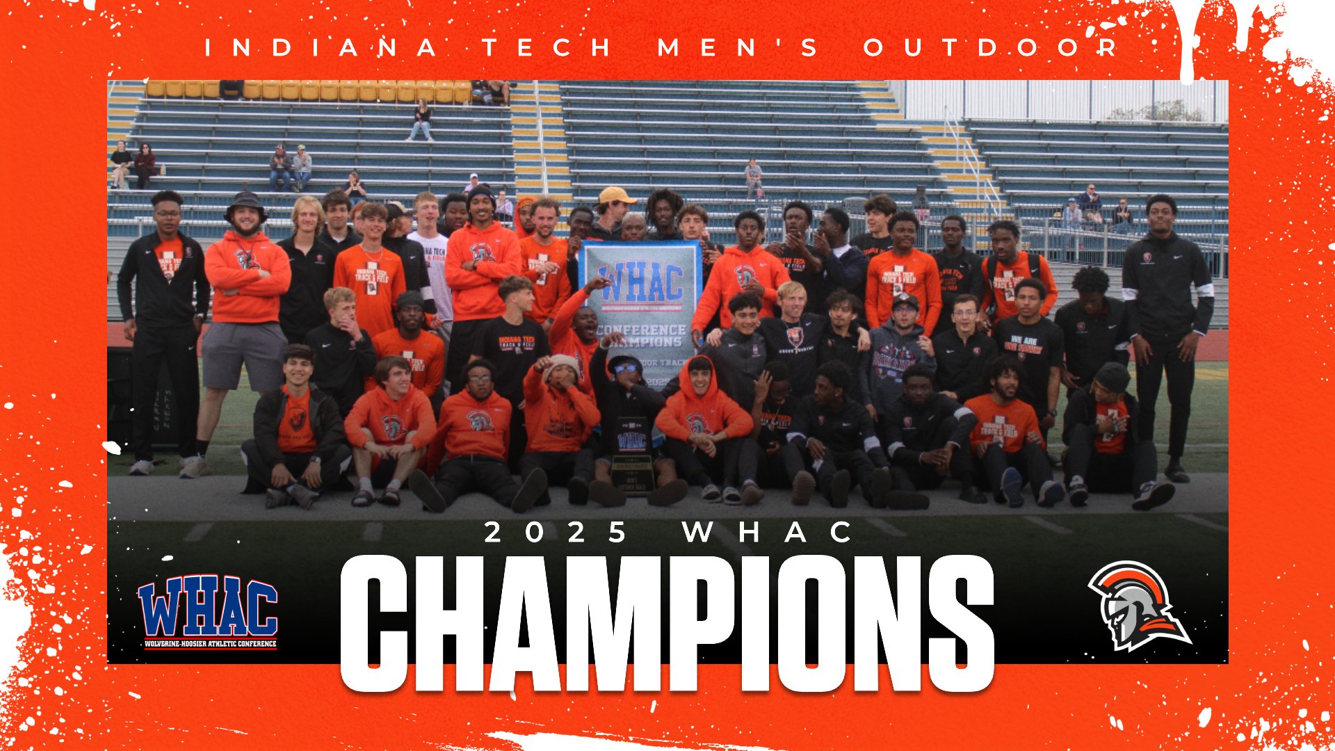 Indiana Tech Wins 12th-straight WHAC Outdoor Track Title
