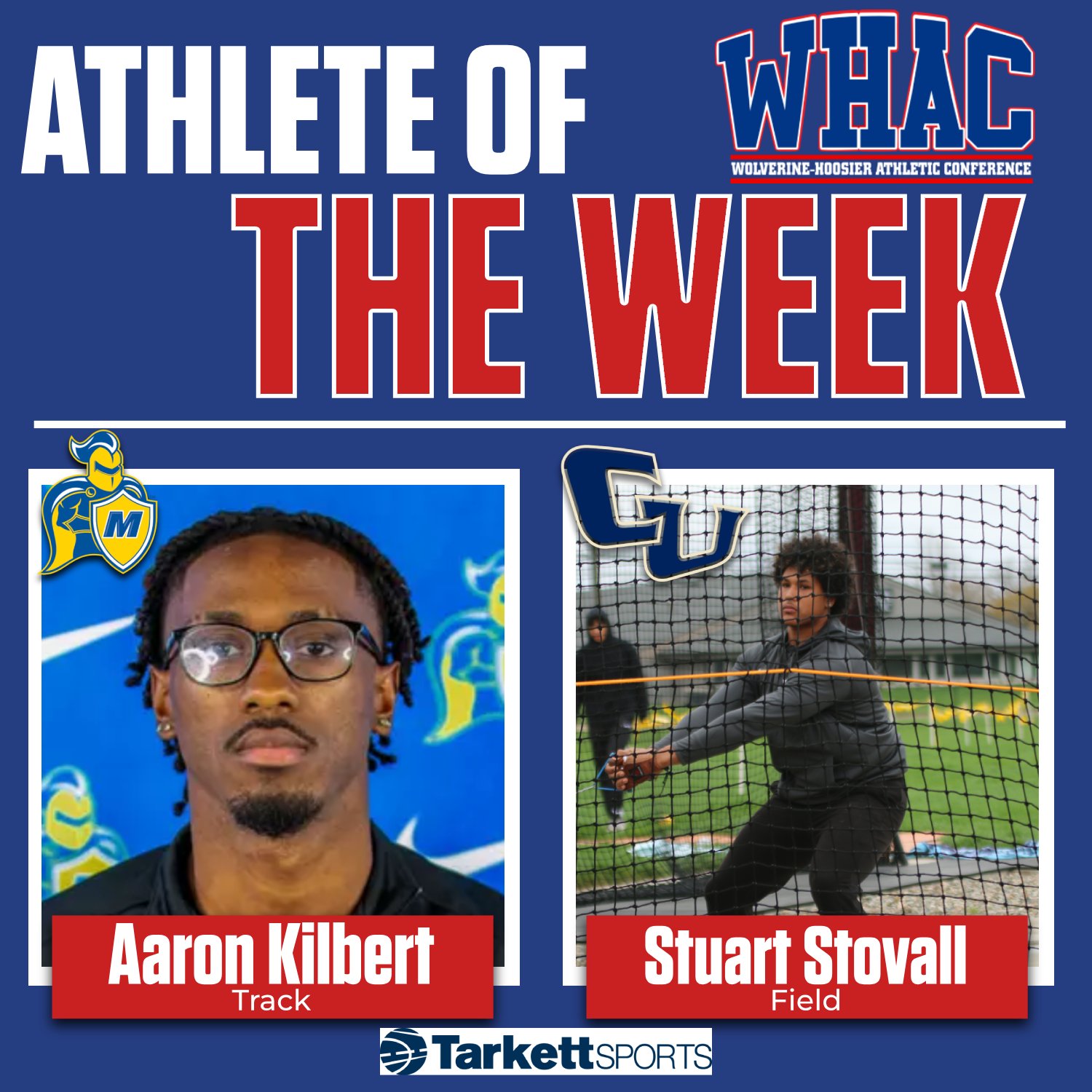 Kilbert and Stovall Earn Weekly Honors