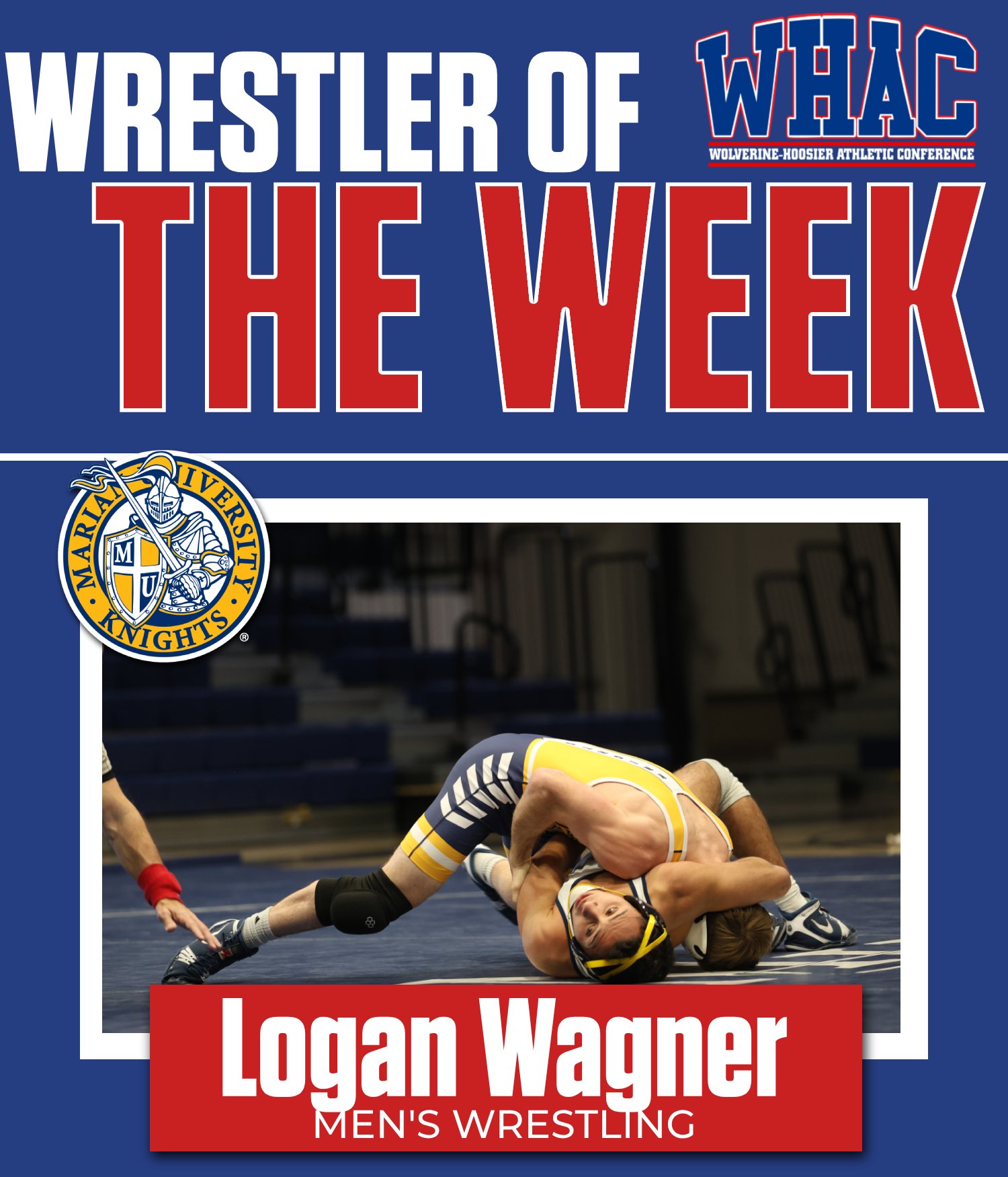 Marian's Wagner named Wrestler of the Week