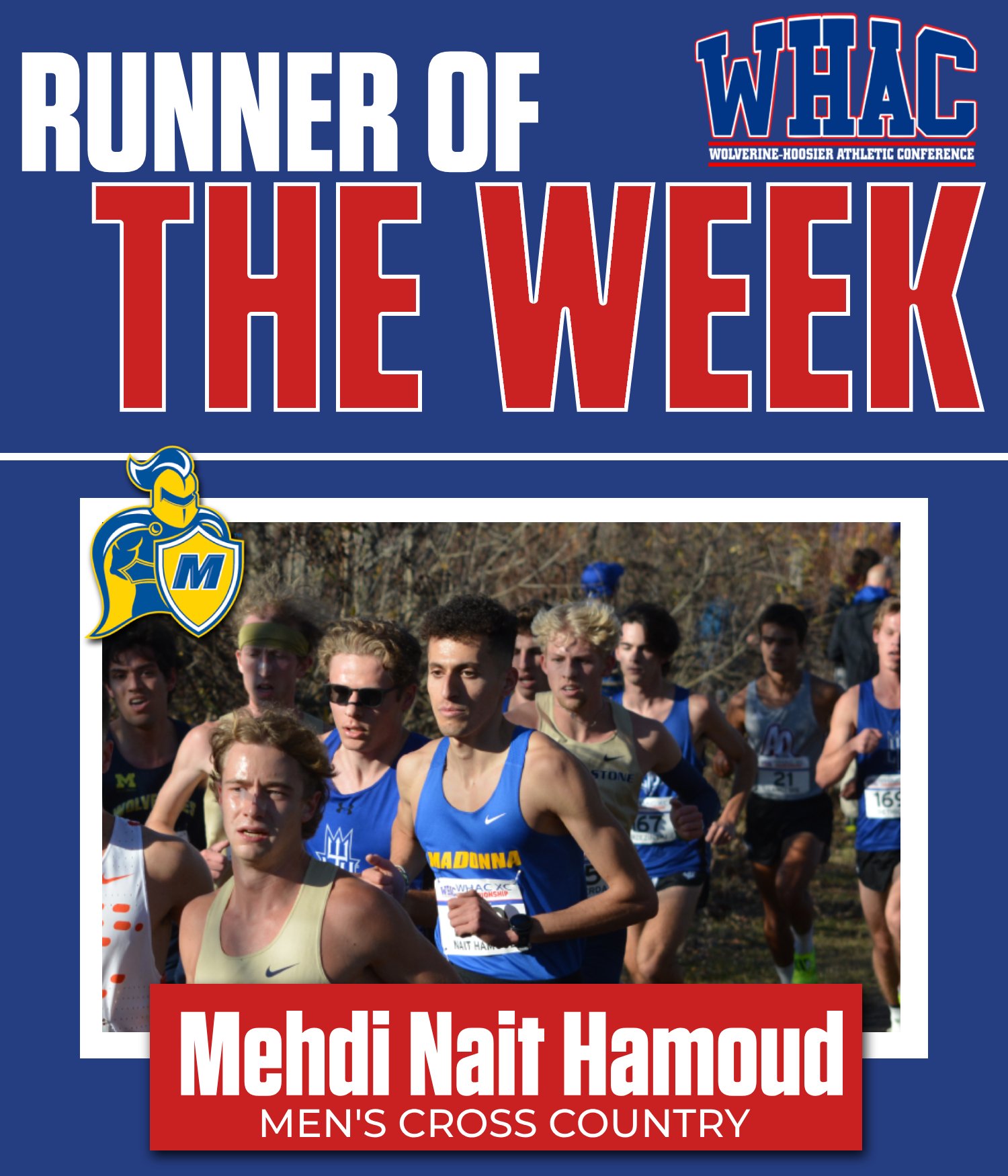Madonna's Mehdi Nait Hamoud Wins Runner of the Week Honors