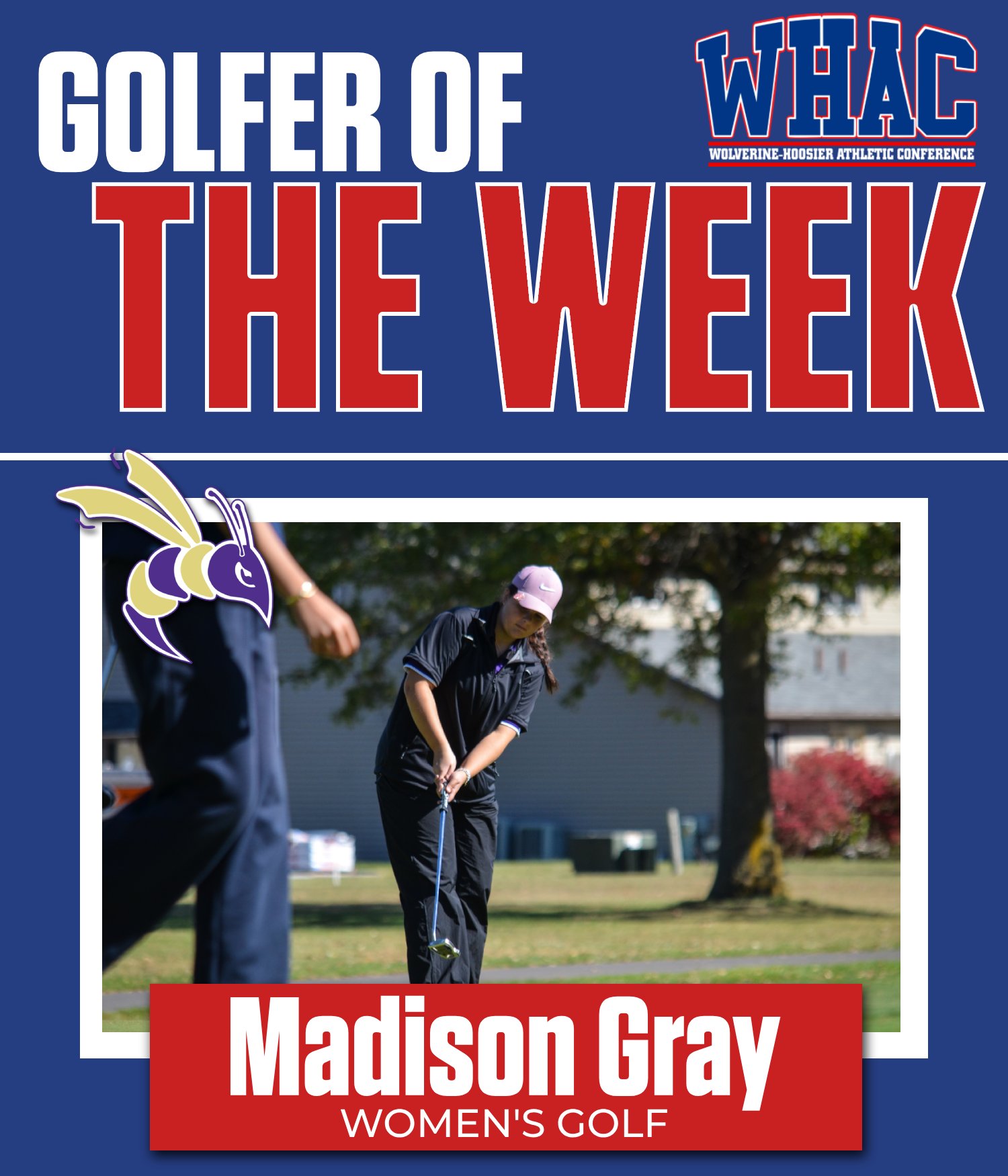 Defiance's Gray Named Women's Golfer of the Week