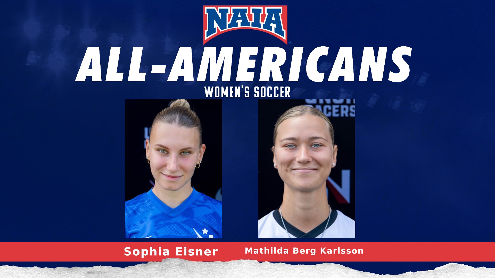 Eisner and Berg Karlsson Named NAIA All-Americans