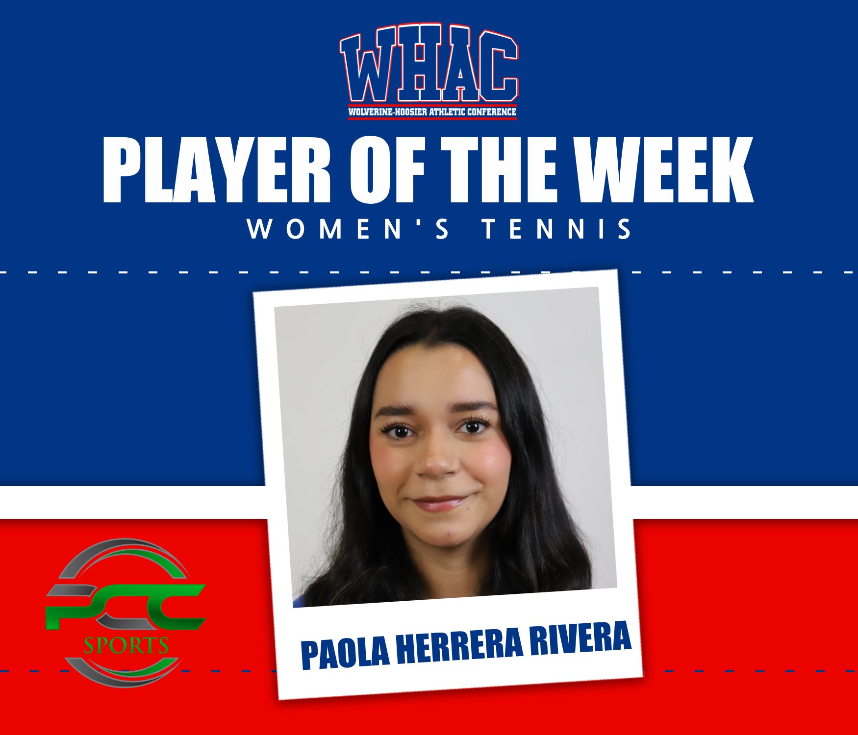 LTU's Herrerra Rivera Named Women's Tennis Player of the Week