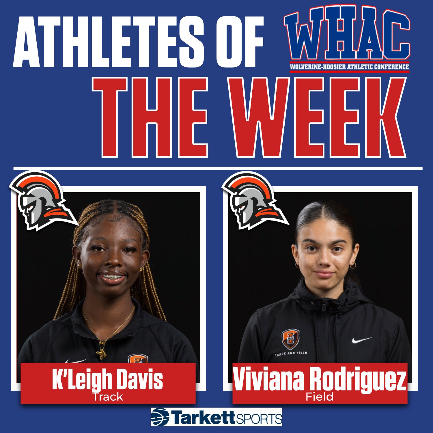 Davis and Rodriguez Sweep Womens Outdoor Honors