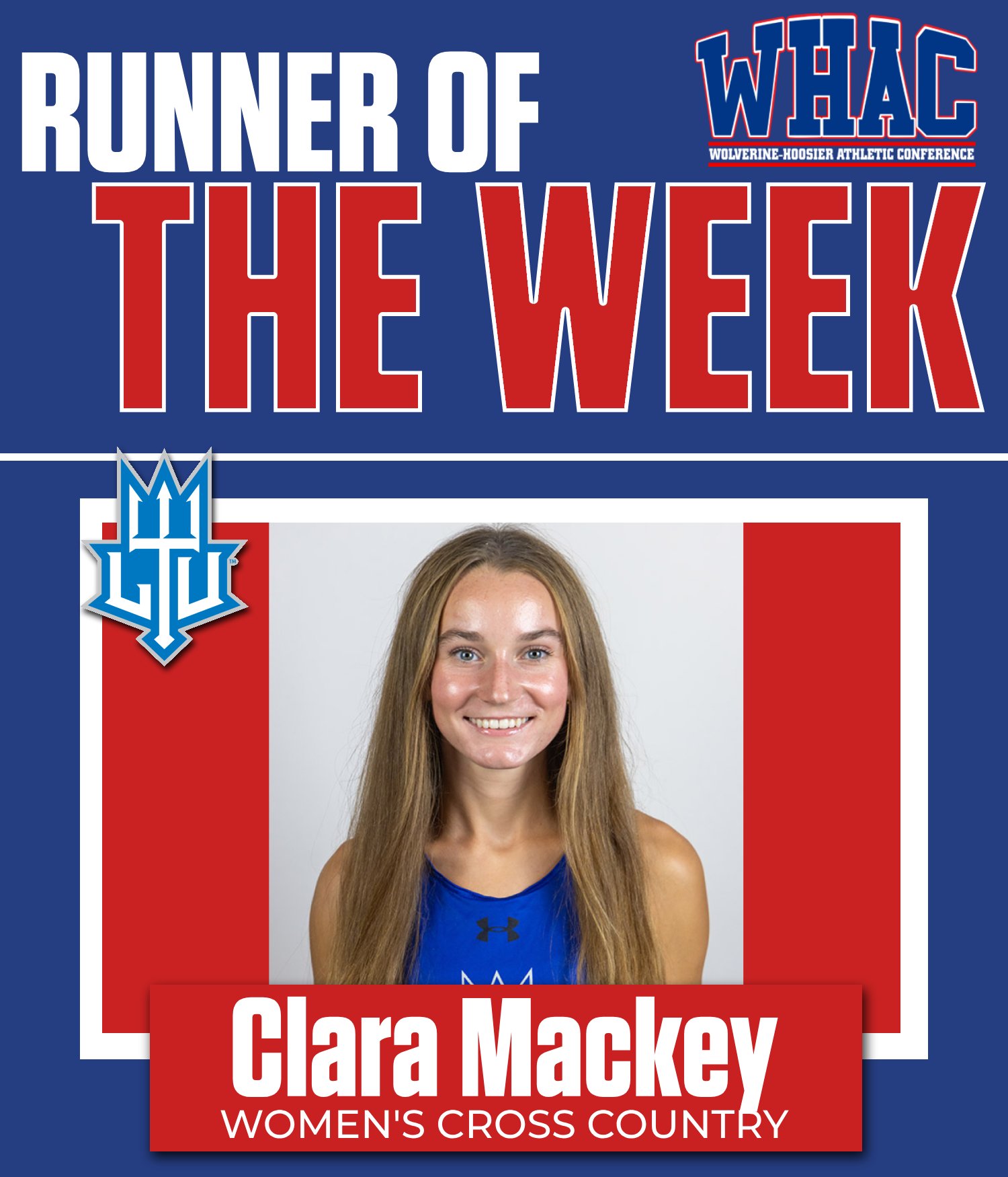LTU's Mackey Named Women's Runner of the Week